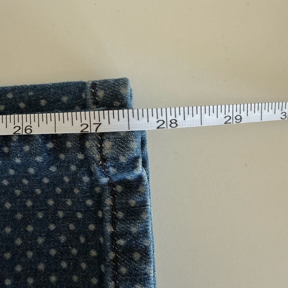 Michael Kors Blue Polka Dot Denim - Picture 5 of 6